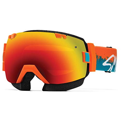 Smith Optics SNMB IOX Winter Sport Snowmobile Goggles Eyewear - Orange Kook/Red Sol-X...