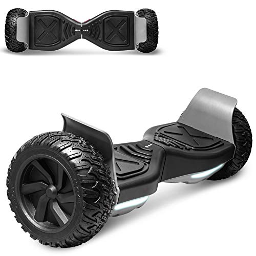 TPS All Terrain Off-Road Rugged Hoverboard w/8.5' Wheels Electric Smart Self Balancing Scooter LED...