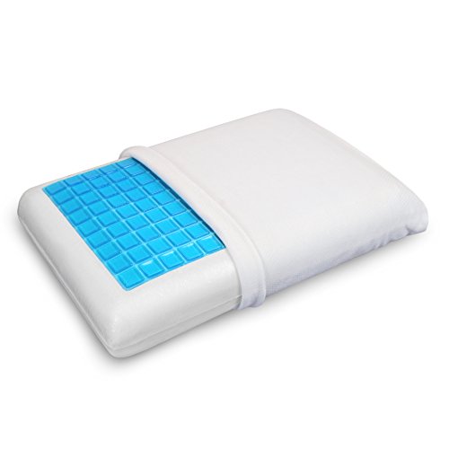 Pharmedoc Memory Foam Pillow w/Cooling Gel - Orthopedic Support Pillow Designed and Pain Relief -...