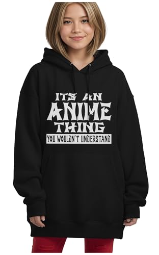 Tstars Funny Otaku Hoodie for Teen Girls and Women - Japanese Anime Meme Pullover Sweatshirt Gift...