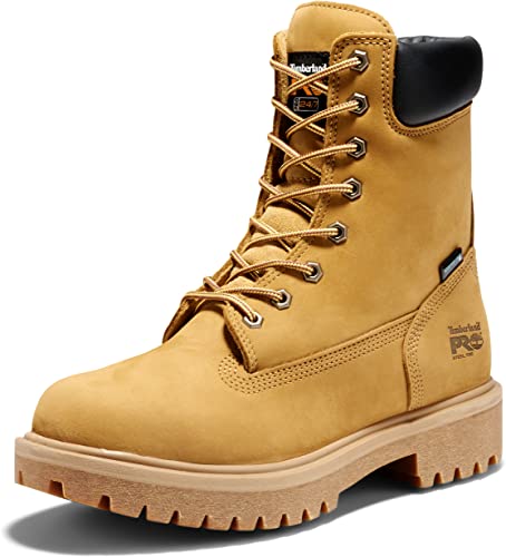 Timberland PRO Men's Direct Attach 8' Steel Toe Boot,Wheat,10.5 M