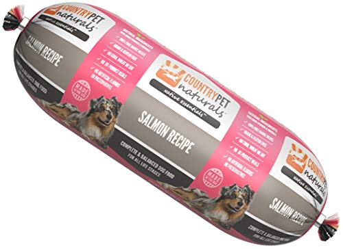 Native Essentials Dog Food (Salmon Recipe, 1 Roll - 1.5 lbs) - Natural Ingredients with Added...