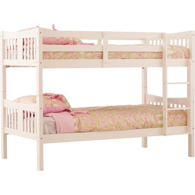 Storkcraft Caribou Solid Hardwood Twin Bunk Bed, Cherry