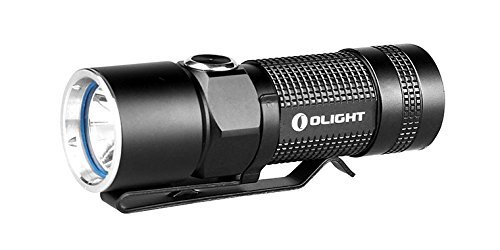 OLIGHT S10R Baton Rechargeable Variable Output Side Switch LED Flashlight, Black
