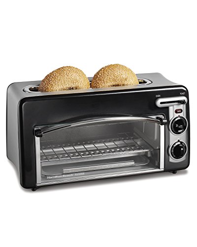 Hamilton Beach Toastation Oven with 2-Slice Toaster Combo, Ideal for Pizza, Chicken Nuggets, Fries...