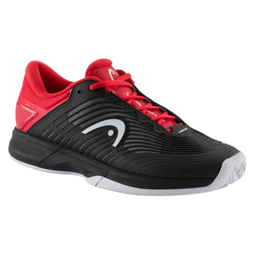 HEAD Men's Revolt Pro Sneaker, Black/Red 10