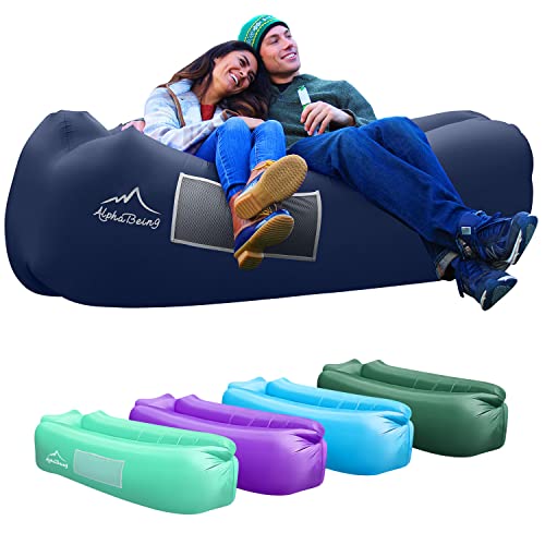 AlphaBeing Inflatable Lounger - Best Air Lounger Sofa for Camping, Hiking - Ideal Inflatable Couch...