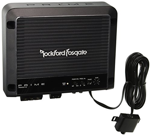 Rockford Fosgate R500X1D Prime 1-Channel Class D Amplifier,BLACK