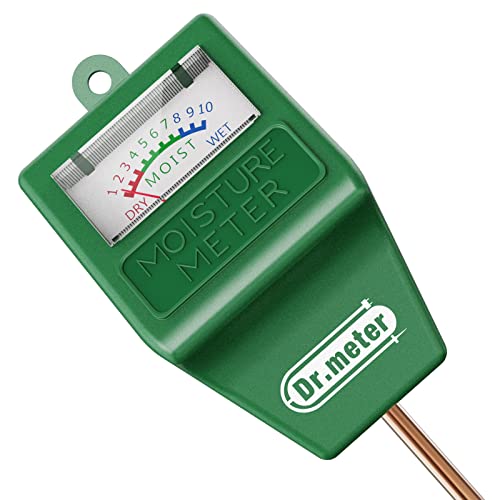 Dr.meter Soil Moisture Meter, Plant Water Meter for Garden Lawn Farm Indoor & Outdoor Use, Soil...