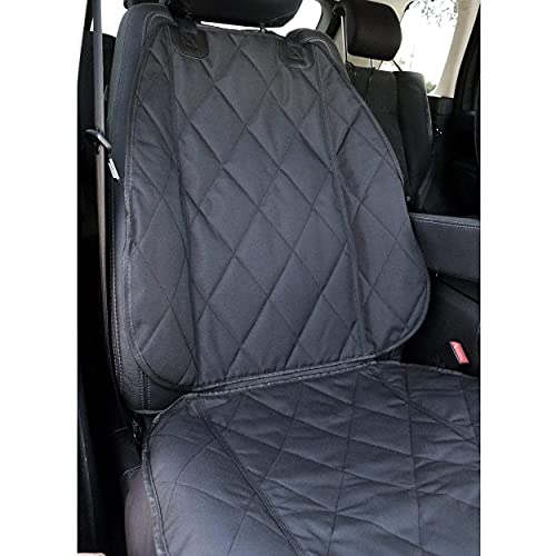 BarksBar Pet Padded Scratchproof Front Seat Cover with Seat Anchor for Cars, Trucks, & SUVs, Water...