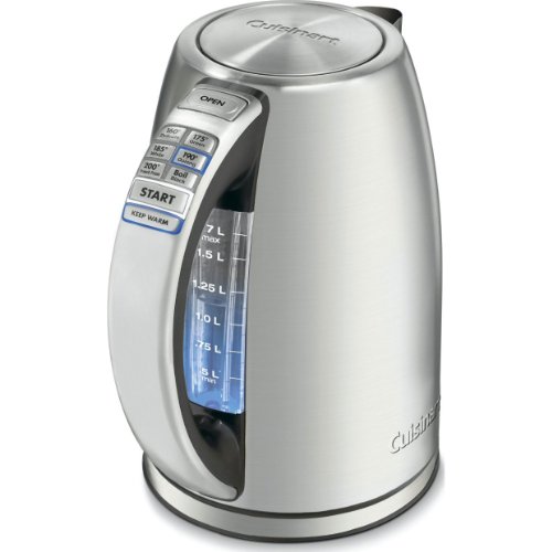 Cuisinart PerfecTemp 1.7-Liter Electric Kettle, Cordless Electric Tea Kettle, 1500W for Fast...