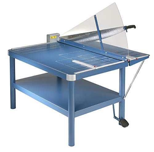 Dahle 585 Premium Guillotine Trimmer w/Stand, 43.25' Cut Length, 30 Sheet Capacity, Large Format,...