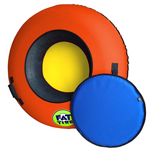 FAT TIRE SNOW TUBES (Deluxe Edition - Neon Orange