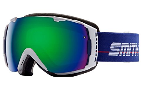 Smith Optics I/O Adult Interchangable Series Snocross Snowmobile Goggles Eyewear - White Archive...