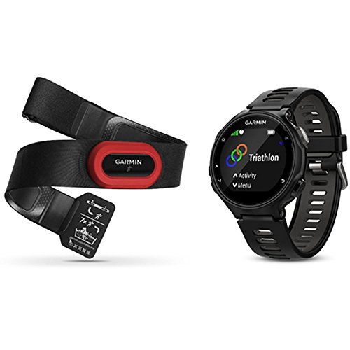 Garmin Forerunner 735XT Bundle, Multisport GPS Running Watch with Heart Rate, Includes HRM-Run...
