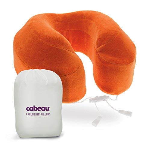 Cabeau Evolution Memory Foam Travel Pillow - The Best Neck Pillow with 360 Head & Neck Support -...