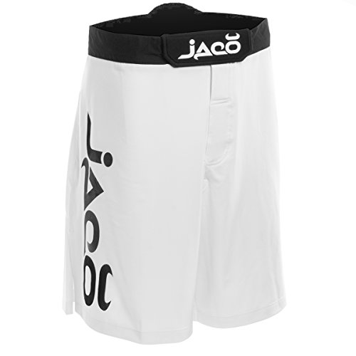 Jaco Resurgence MMA Men's Fight Shorts, 34, WH