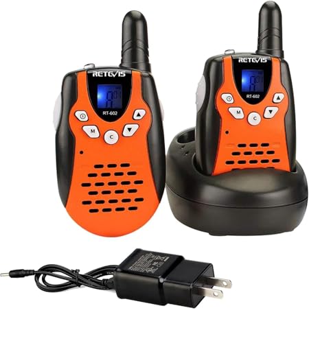 Retevis RT602 Walkie Talkies for Kids Rechargeable,KidsToy with Batteries Charger Station,Toy Walkie...