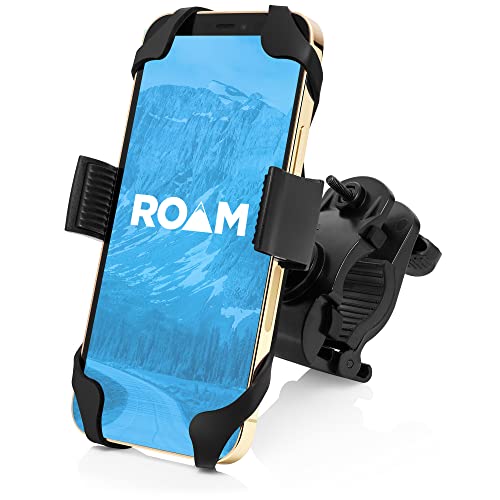 Roam Handlebar Bike Phone Mount - Universal, Adjustable Bicycle Phone Holder for Motorcycle,...