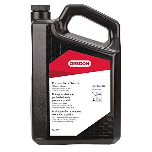 Oregon 54-059 Premium Bar and Chain Oil and Lubricant for Chainsaws, 1 Gallon Bottle (128 fl.oz /...