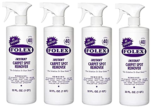 FOLEX Instant Carpet Spot Remover, 32oz Pack of 4