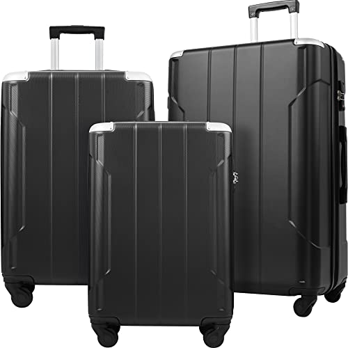 Merax Luggage Sets with TSA Locks, 3 Piece Lightweight Expandable Luggage with Reinforced Corner...
