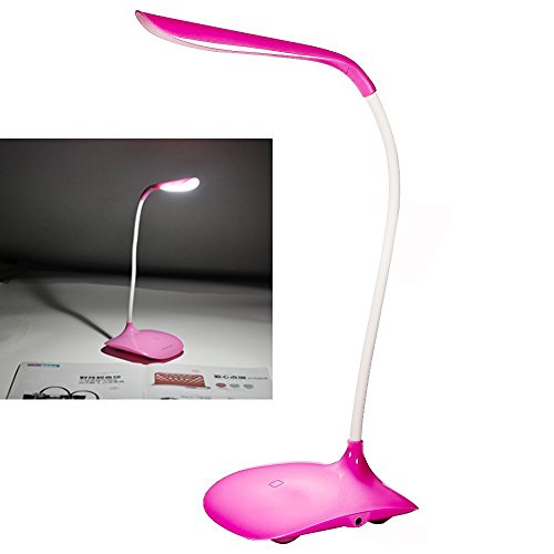 LEDNICEKER 1.5W Touch Sensor LED Eye Protection Cordless Table Reading Lamp/Desk Light, Rechargeable...