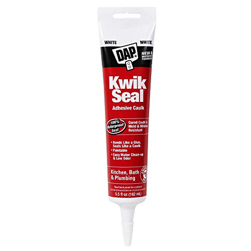 Dap 18001 Kwik-Seal All-Purpose Caulk, 5.5-Ounce, White