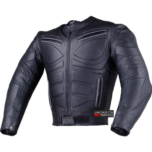 Men's Blade Motorcycle Riding Leather CE Armor Biker Ventilated Jacket Black XL