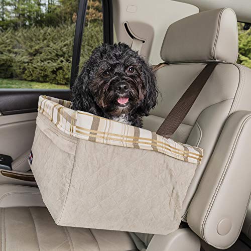 PetSafe Happy Ride Quilted Booster Seat - Dog Booster Seat for Cars, Trucks and SUVs - Easy to...