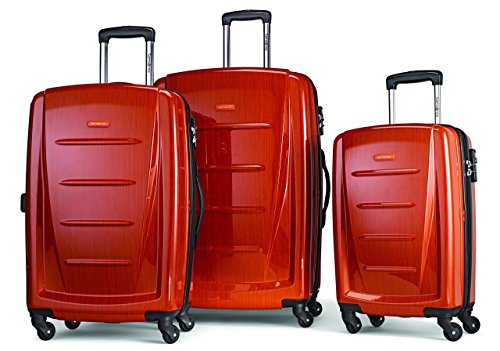 Samsonite Winfield 2 Hardside Luggage with Spinner Wheels, Orange, 3-Piece Set (20/24/28)