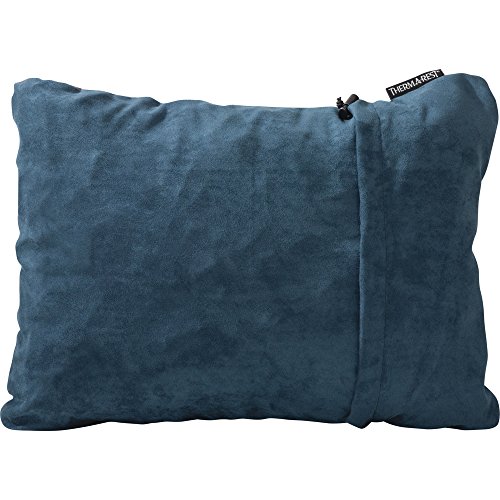 Therm-a-Rest Compressible Travel Pillow for Camping, Backpacking, Airplanes and Road Trips, Denim,...