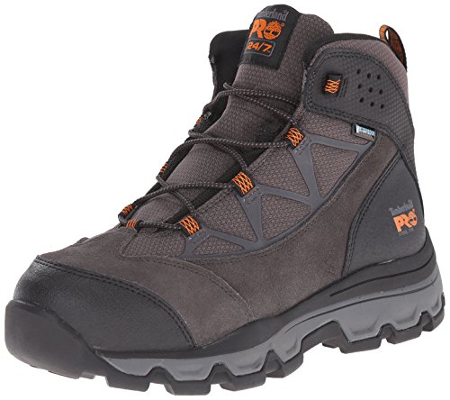 Timberland PRO Men's Rockscape Hiking Shoe, Dark Gray/Orange, 15 W US