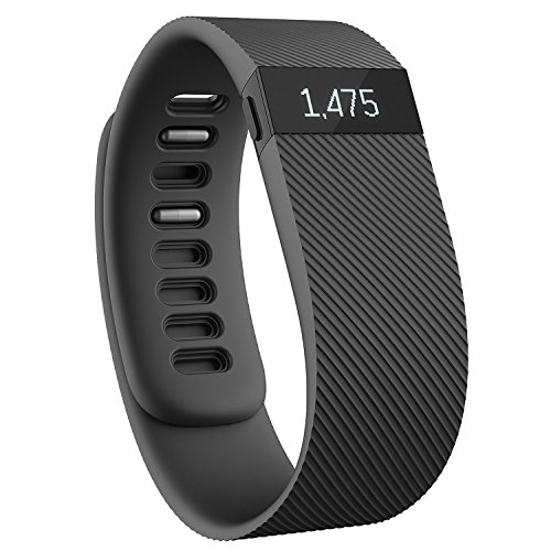 Fitbit Charge Wireless Activity Wristband, Fitness Tracker, Black, Large