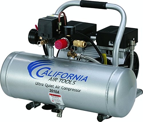 California Air Tools 2010A Ultra Quiet and Oil-Free 1.0 HP 2.0-Gallon Aluminum Tank Air...