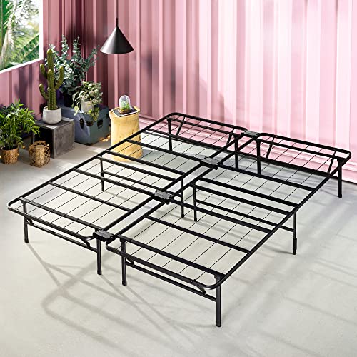 ZINUS SmartBase Tool-Free Assembly Mattress Foundation, 14 Inch Metal Platform Bed Frame, No Box...