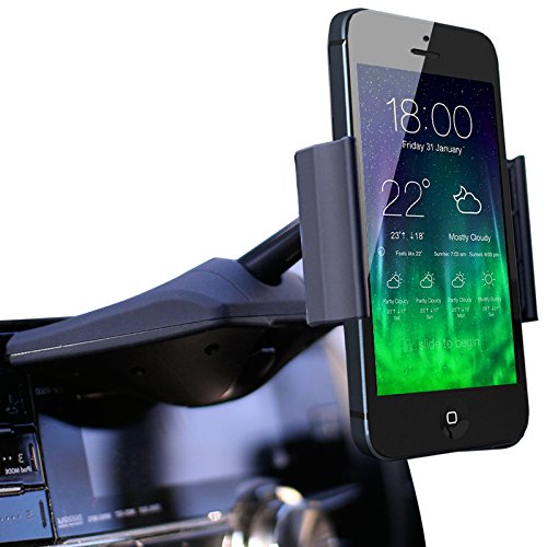 Koomus CD-Air CD Slot Smartphone Car Mount Holder Cradle for All iPhone and Android Devices