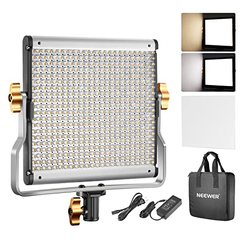 Neewer Dimmable Bi-Color LED with U Bracket Professional Video Light for Studio, YouTube Outdoor...