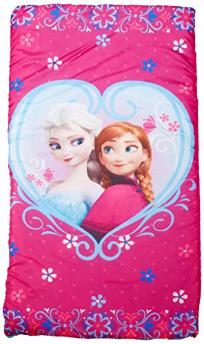 Disney Frozen Anna and Elsa Slumberbag, 30 X 54, Pink