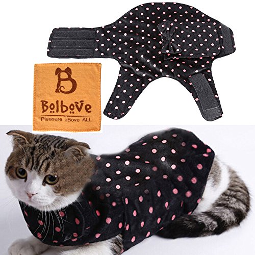 Pet Adjustable Anti-Anxiety Wrap & Calming Coat for Small Dogs & Cats Stress Fear Relief Training...