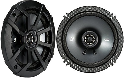 KICKER CSC 6.5-INCH (160mm) COAXIAL Speakers, 4-OHM (Pair)