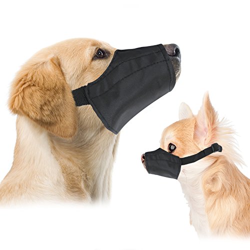 Small Quick Fit Dog Muzzle, Size 1, fit snout size 5', by Downtown Pet Supply