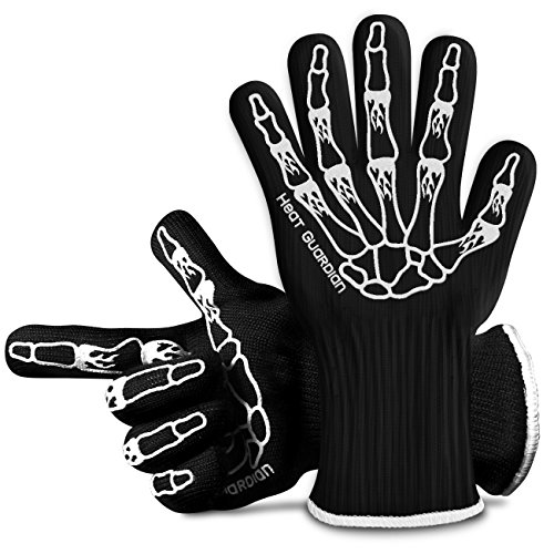 Heat Guardian Heat Resistant Gloves – Protective Gloves Withstand Heat Up To 932℉ – Use As...