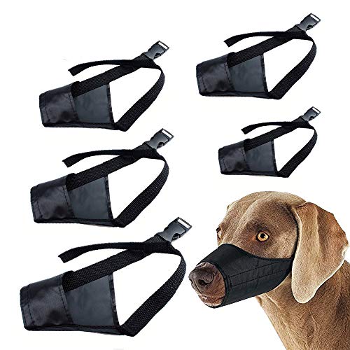 BARKLESS Dog Muzzles Suit for Small Medium Large Extra Large Dogs to Prevent Barking Biting and...