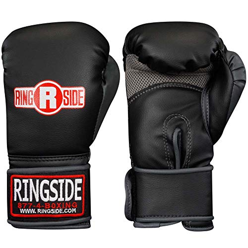 Ringside Synthetic Bag Gloves, Large, Black