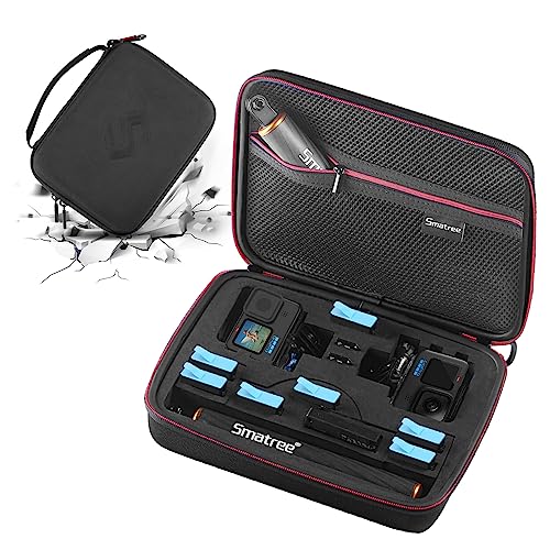 Smatree Carrying Case Compatible for GoPro Hero 12/11/10/9/8/7/6/5/4/3+/3/ GoPro HERO 2018(Cameras...
