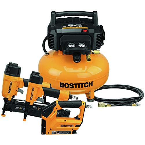 BOSTITCH Air Compressor Combo Kit, 3-Tool (BTFP3KIT)