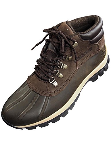 kingshow Water Proof Mens Rubber Sole Winter Snow Boots