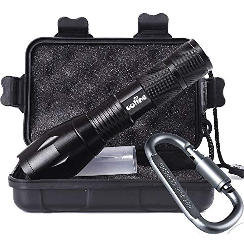 Tactical Portable LED Flashlight with High Lumens and 5 Modes for Emergency and Outdoor Use -Camping...