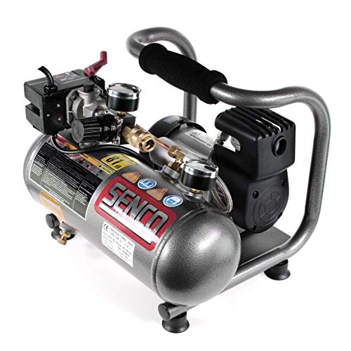 Senco PC1010 1/2- Horsepower 1-Gallon Matte Finish and Trim Portable Hot Dog Air Compressor,...